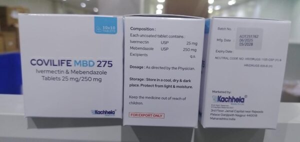 Ivermectin and Mebendazole in 1 tablet